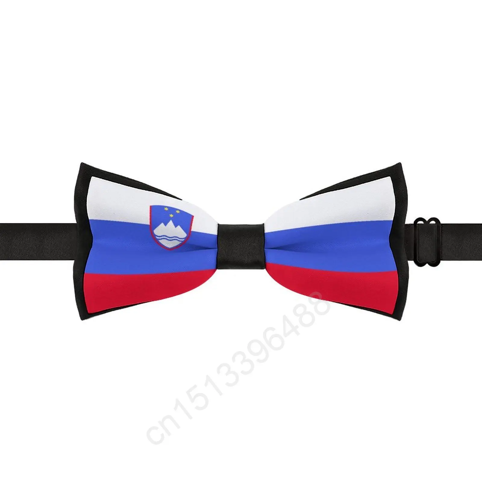 

Галстук-бабочка из полиэстера с флагом Словении для мужчин, модные повседневные мужские галстуки-бабочки, галстук для свадебной вечеринки, костюмы, галстук