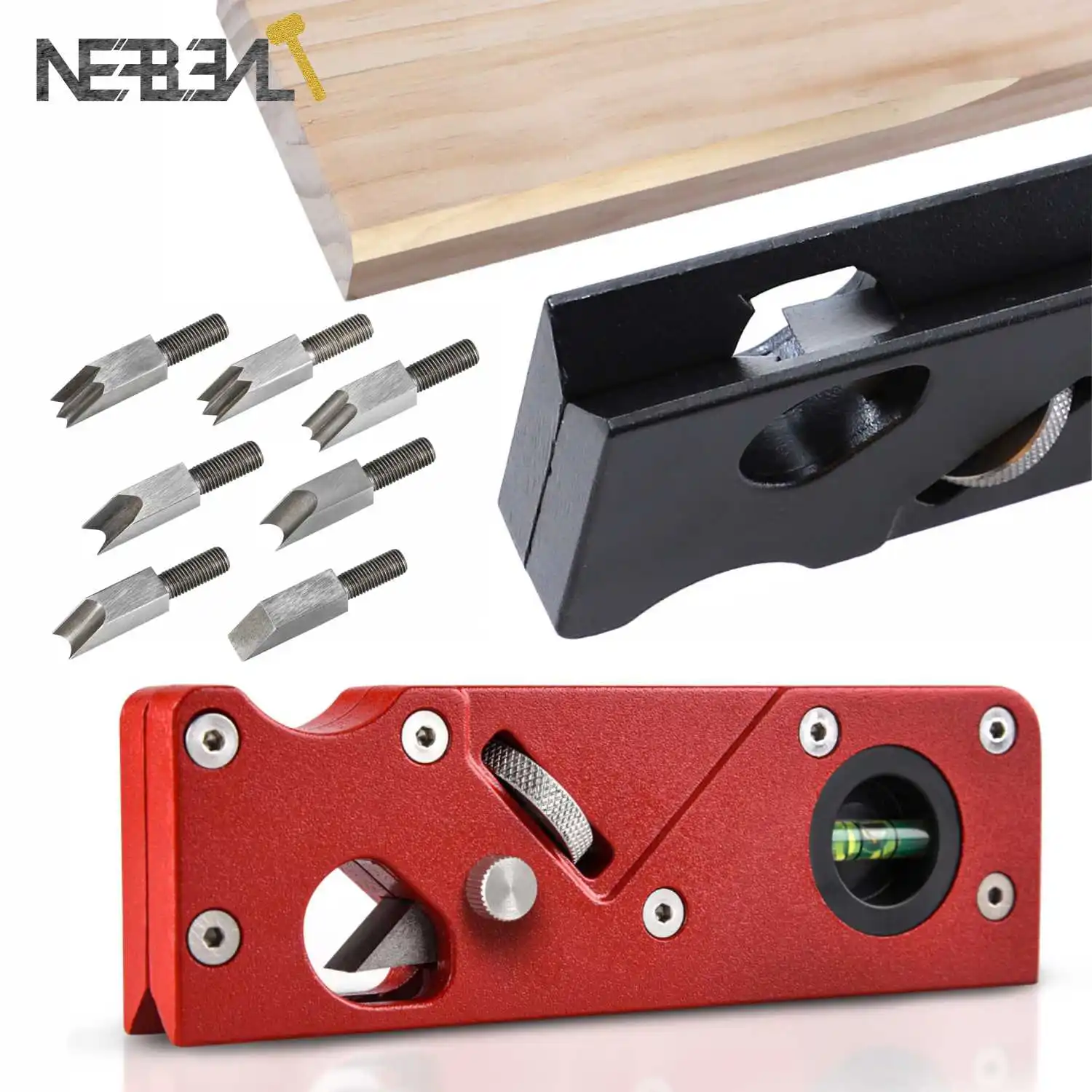 

Woodworking Manual Planer Wood Edge Knife Corner Plane 45 Degree Bevel Chamfering and Trimming Accessories Tools