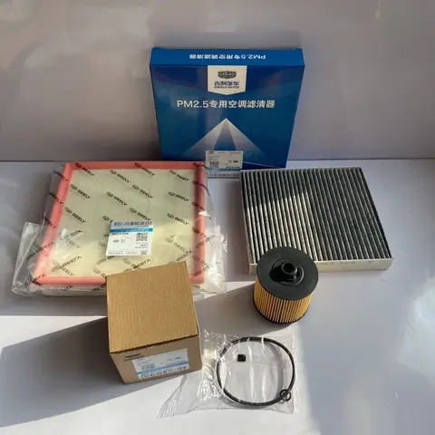 Набор фильтров для Geely Coolray SX11/Proton X50 ICON 1,4 T/1,5 T, масляный и салонный фильтр, 3 шт./компл.