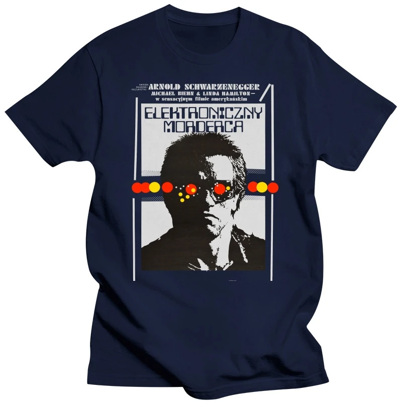 Terminator Arnold Schwarzenegger Movie Polish Poster style  T-Shirt