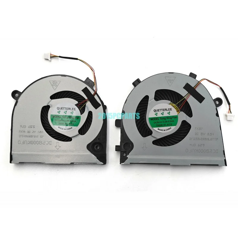 

Новые вентиляторы охлаждения CPU + GPU для Dell G3 15 3579 G3 15 3779 G5-5587