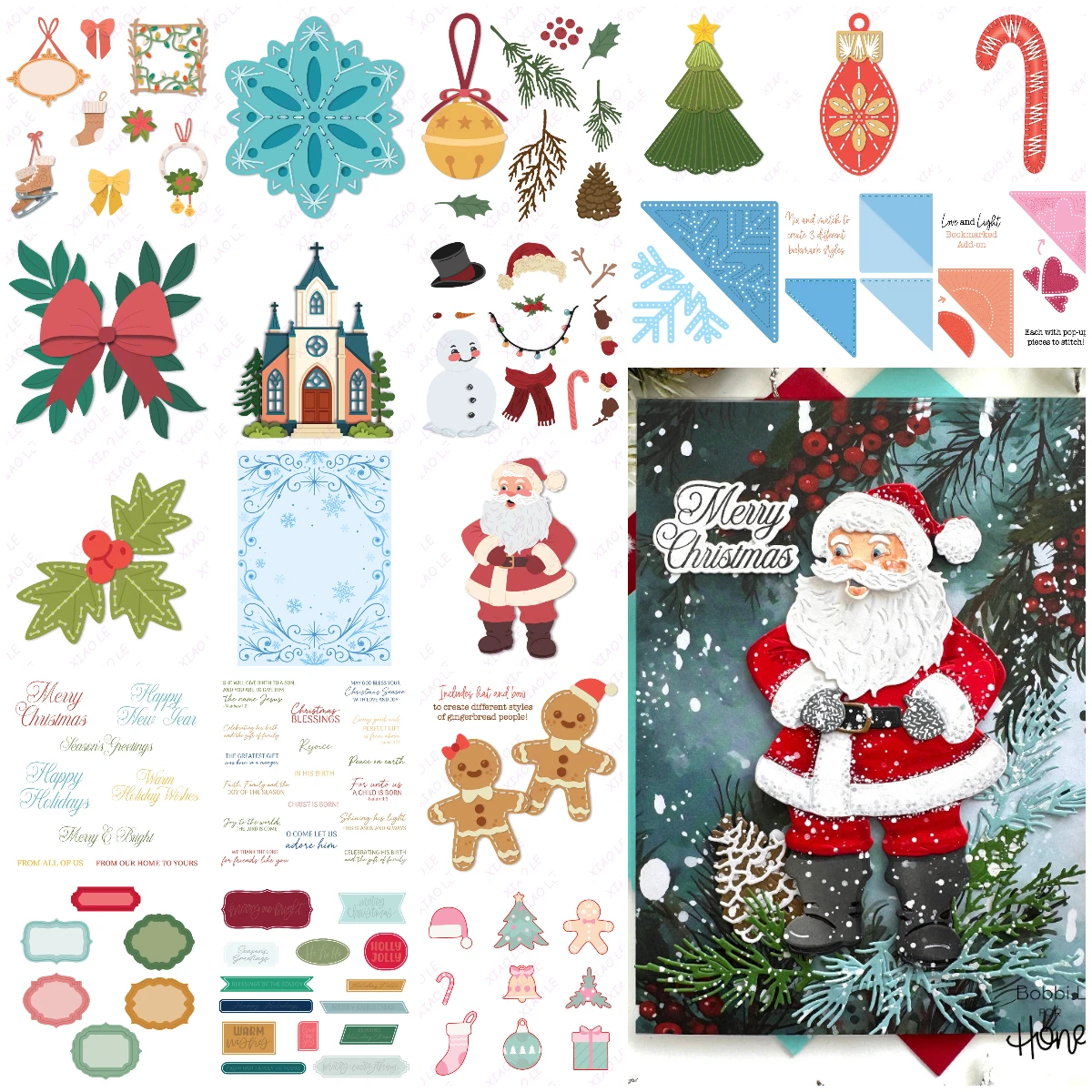 

Christmas Tree Gingerbread New Metal Cutting Dies Stamps For DIY Scrapbooking Photo Cutting Die Paper Cards Embossing Decorative