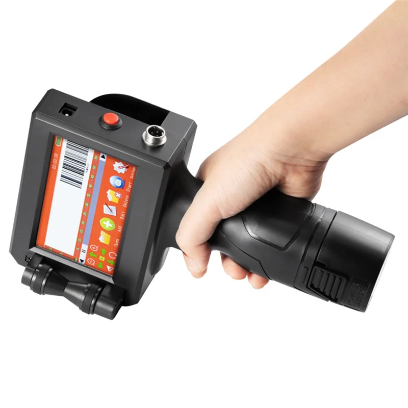 Superior-Handheld Inkjet Printer 12.7MM 27Mm Language Date Number Logo Printer Expiry Date Printing On Plastic Carton
