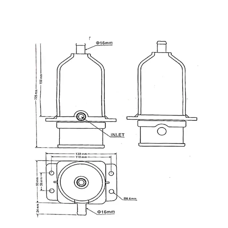 1020 1KW original EHA1010 water jacket heater 1015 self circulation start preheater for diesel generator set