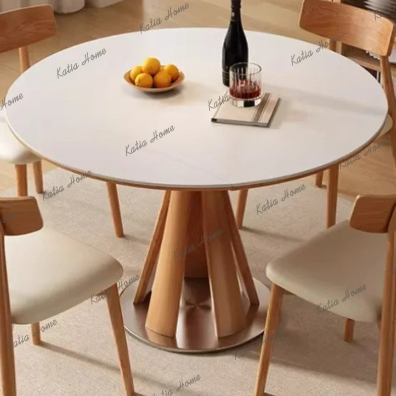 LD Nesting Rock Slab Dining Table Retractable Simple Modern Household Dining Table Smooth Home Furniture