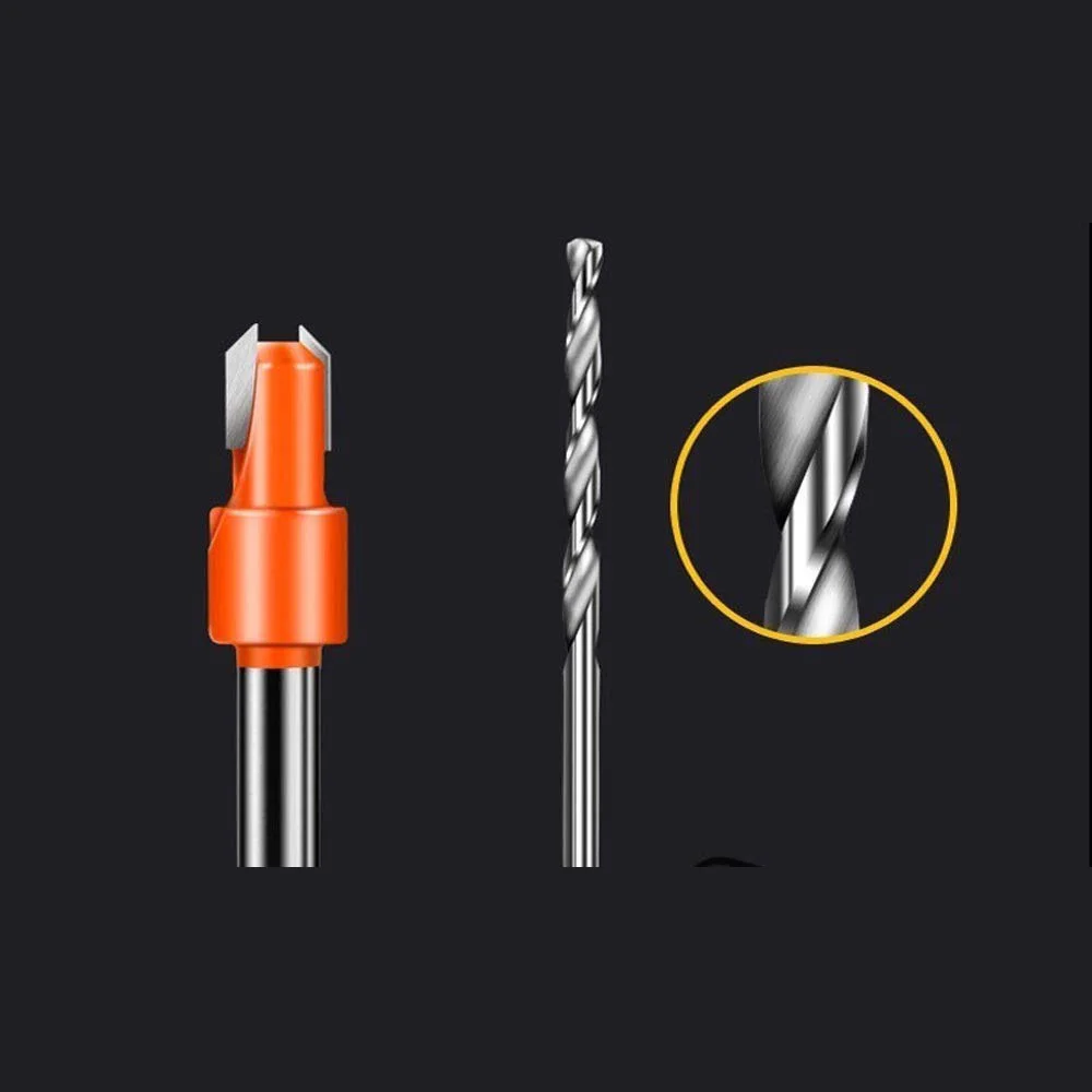 Hard Alloy Countersink Drill Bit Round shank Self Tapping Tool Woodworking Accessories Equipment Practical Useful