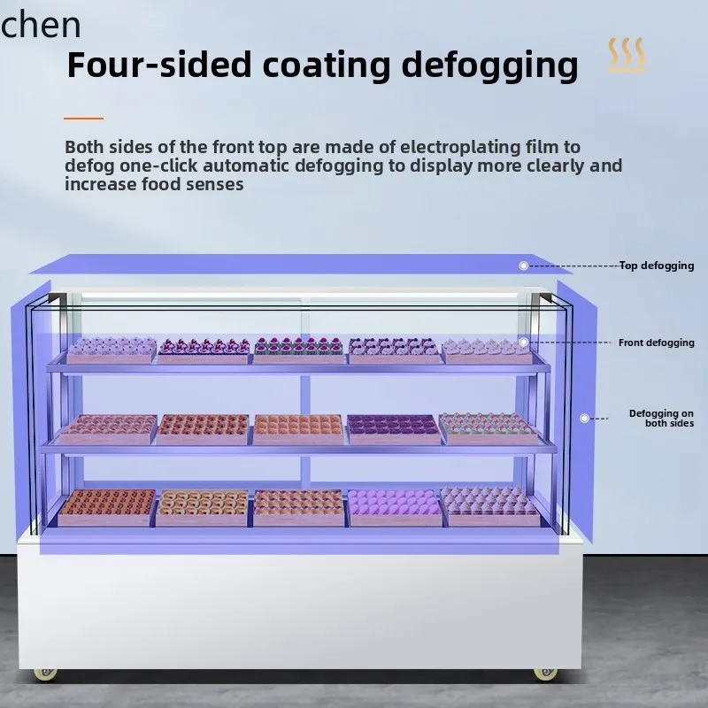 ZML Armadietto per pasticceria cinese Vetrina per torte Pasticceria commerciale Bevande refrigerate Frutta Armadietto per la conservazione della freschezza
