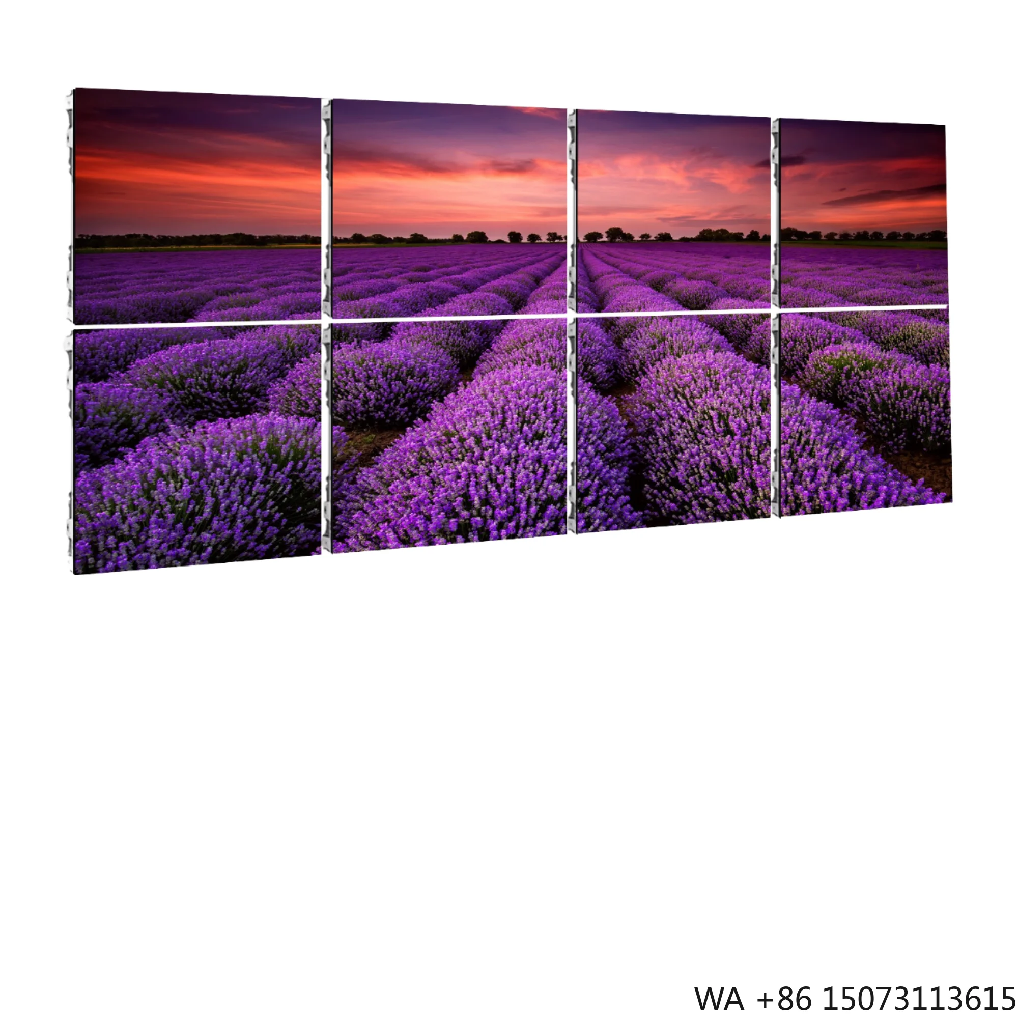 Painéis de exibição LED SMD ao ar livre - moldura de alumínio fundido à prova d'água para cenários de aluguel