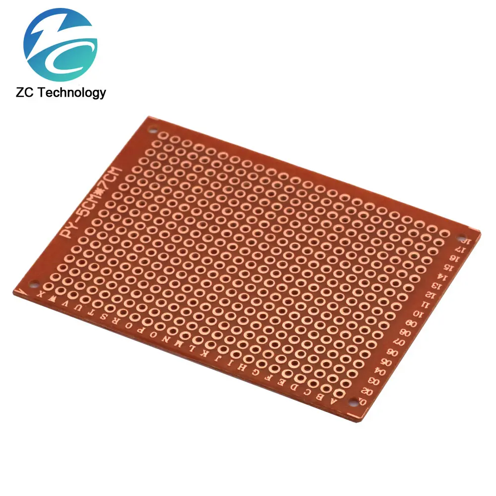 10Pcs 5x7cm 5*7 new Prototype Paper Copper PCB Universal Experiment Matrix Circuit Board igmopnrq