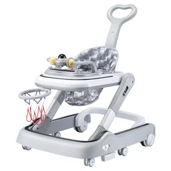 Baby Walker Baby Multi-function Anti-rollover Balance Car Can Take Children's Trolley