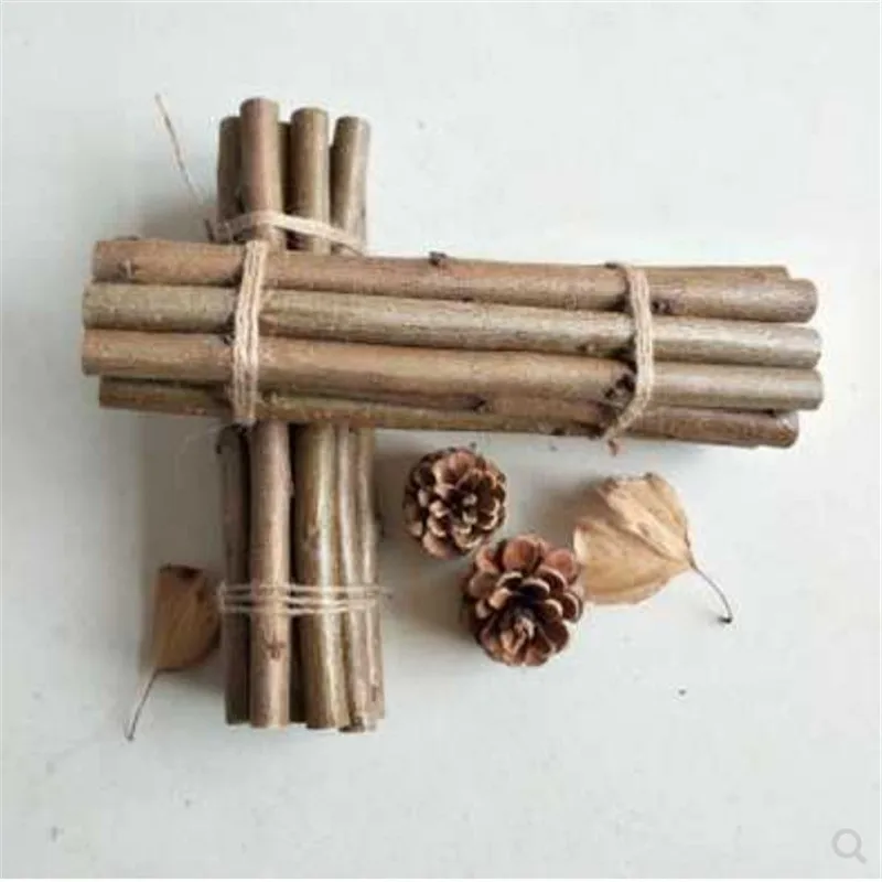 20 PCS/pack Wood Log Sticks For DIY Crafts Photo Props Wood Color DIY Hand Painting Photography Props