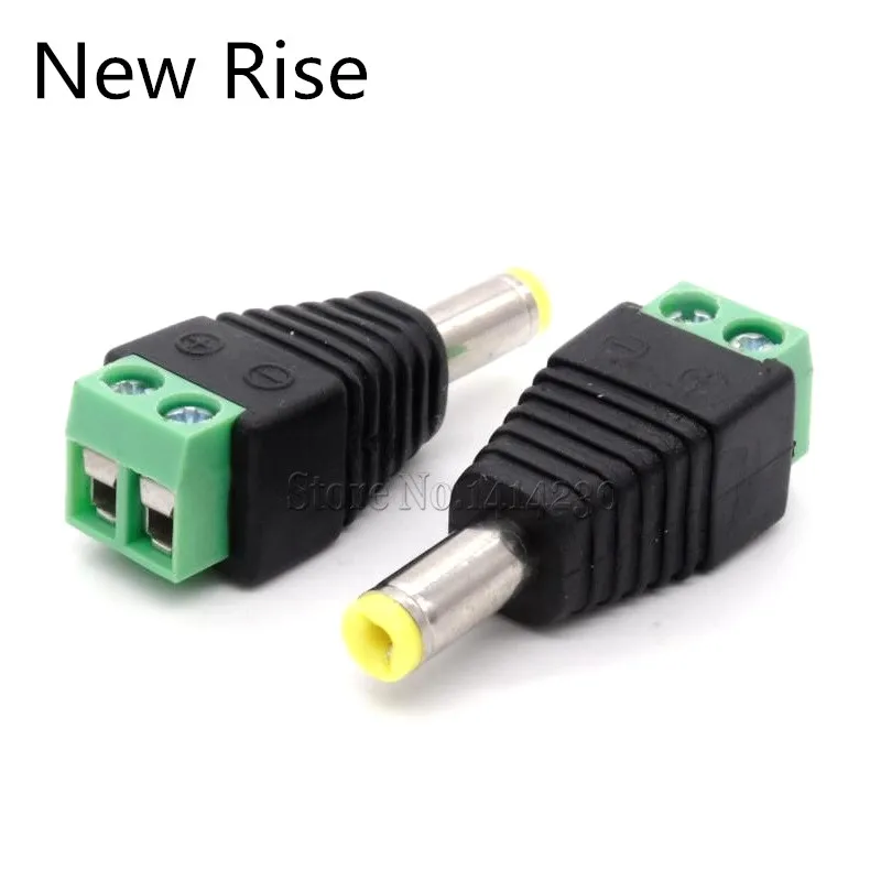 Male Female DC Power Plug Connector 2.1mm x 5.5mm 2.5mm x 5.5mm 1.35mm x 3.5mm Needn\'t Welding DC Plug Adapter 12V 24V For CCTV