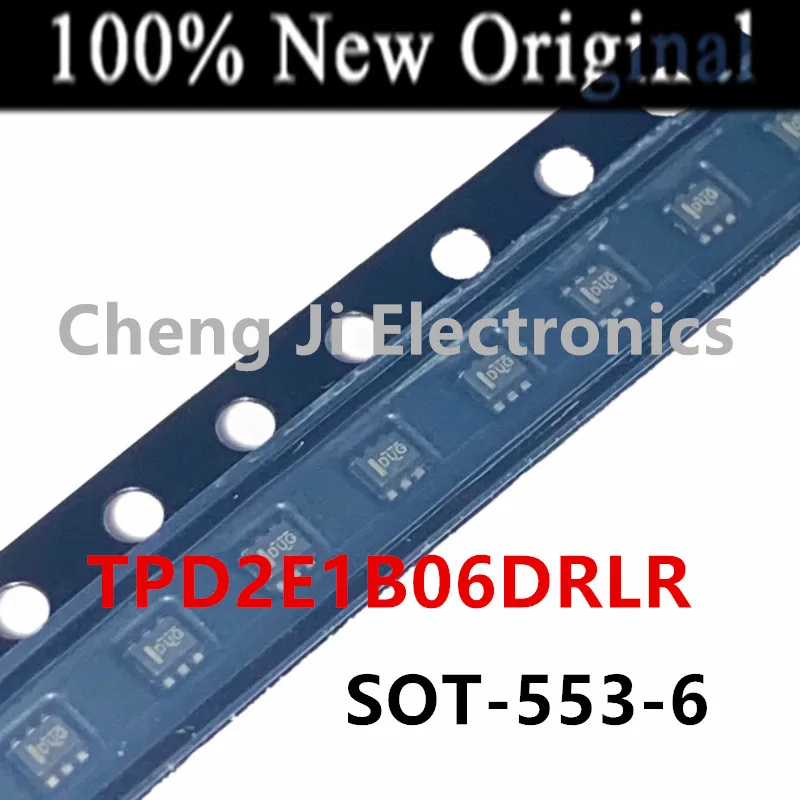 10PCS/Lot   TPD2E1B06DRLR   TPD2E1B06   SOT-553  New original dual channel ESD suppressor   TPD2EUSB30DRTR 、TPD2EUSB30ADRTR