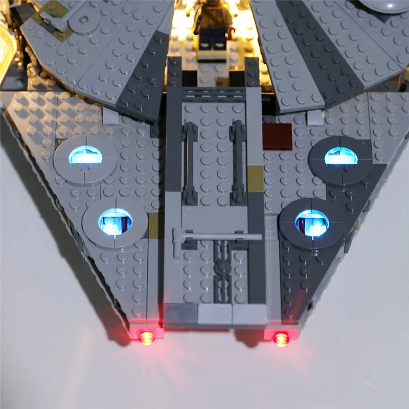 Lighting Set For 75257 Millennium Falcon Staring Wars Not Include Building Blocks (Only Led Light Kit)