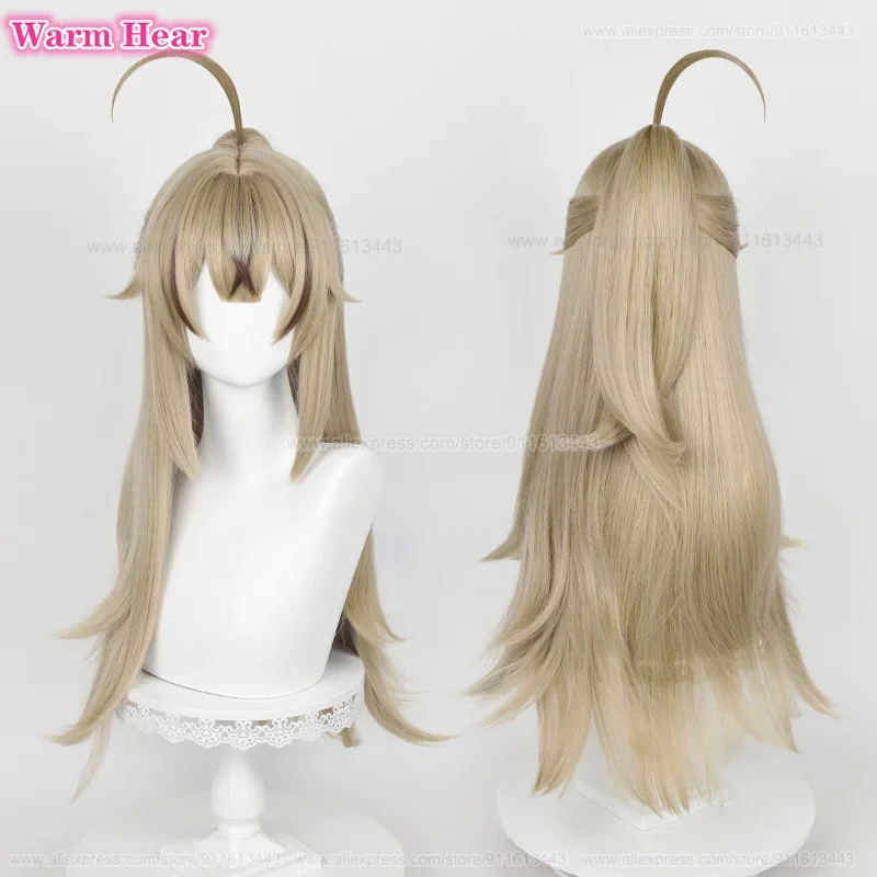 新作! ロングアニメのコスプレウィッグ,ケープ付き,耐熱性,女性用,長さ75cm