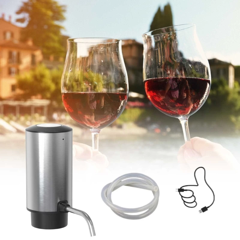Tragbarer Weinbelüfter, automatischer Weinspender, Weinkaraffe, multifunktionaler Weinspender, Weinzubehör für Zuhause A6HB