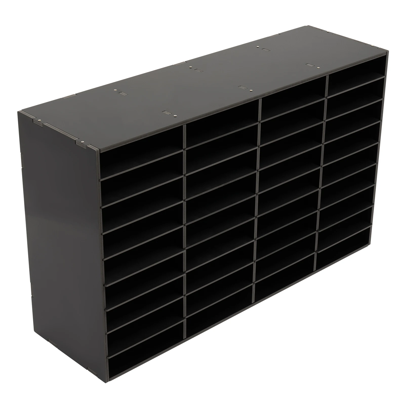 Desktop File Holder 36 Compartments A4 Filing Tray Office Desk Tidy Mail Sorter File Holder Paper Organizer 100x30x61cm Black