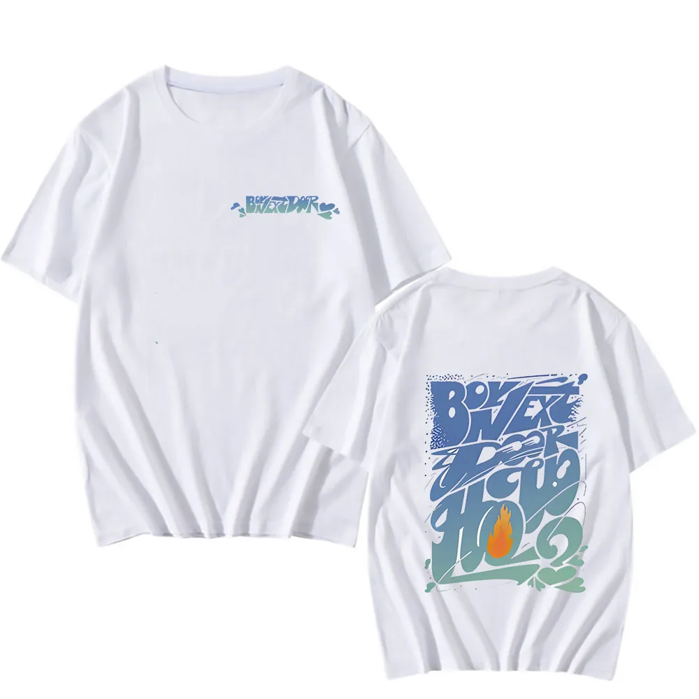 BOYNEXTDOOR Kpop Graphic Print Tshirt coreano Y2k t-Shirt ventagli da concerto regalo uomo donna Casual manica corta t-Shirt oversize