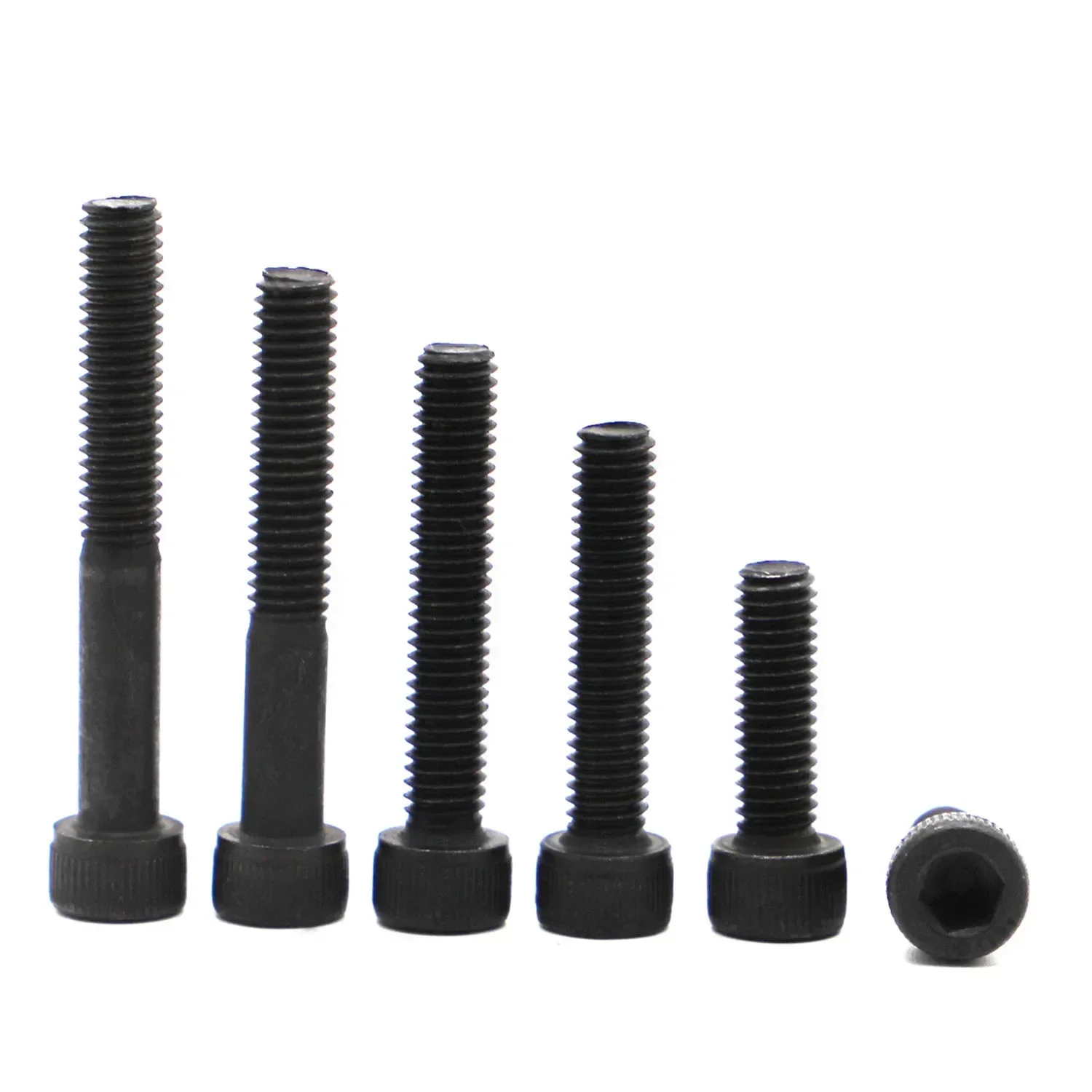 Black Grade 12.9 Allen Screws M1.6 M2 M2.5 M3 M4 M5 M6 M8 M10 DIN912 Hexagon Socket Head Cap Bolt Hex Socket Head Screw