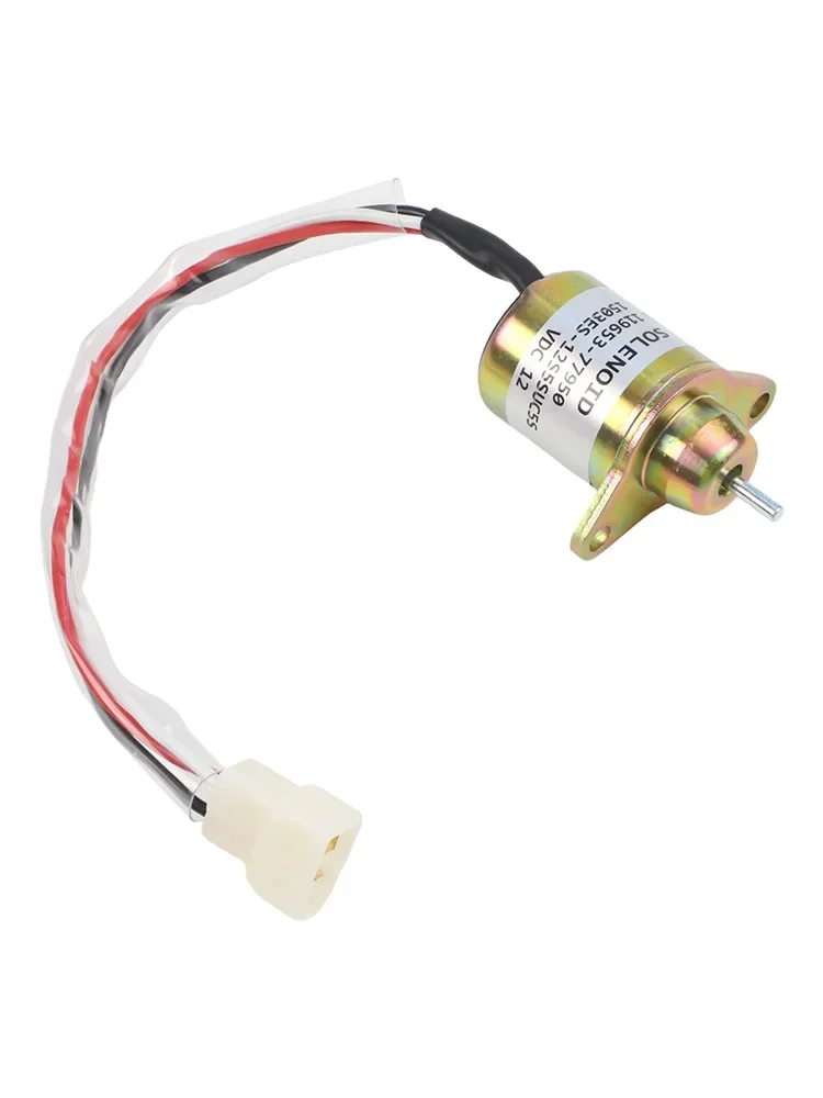 12V Fuel Shut Off Solenoid Valve 1503ES12S5SUC5S Compatible With For Yanmar Engines 3TNE84 3TNE88 3TNV70 3TNV76 And Models 990