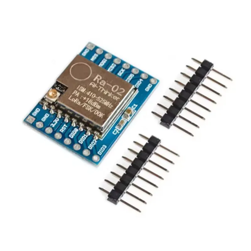 SX1278 LoRa وحدة 433M 10KM Ra-02 Ai-Thinker مقبس نقل الطيف اللاسلكي للمنزل الذكي DIY