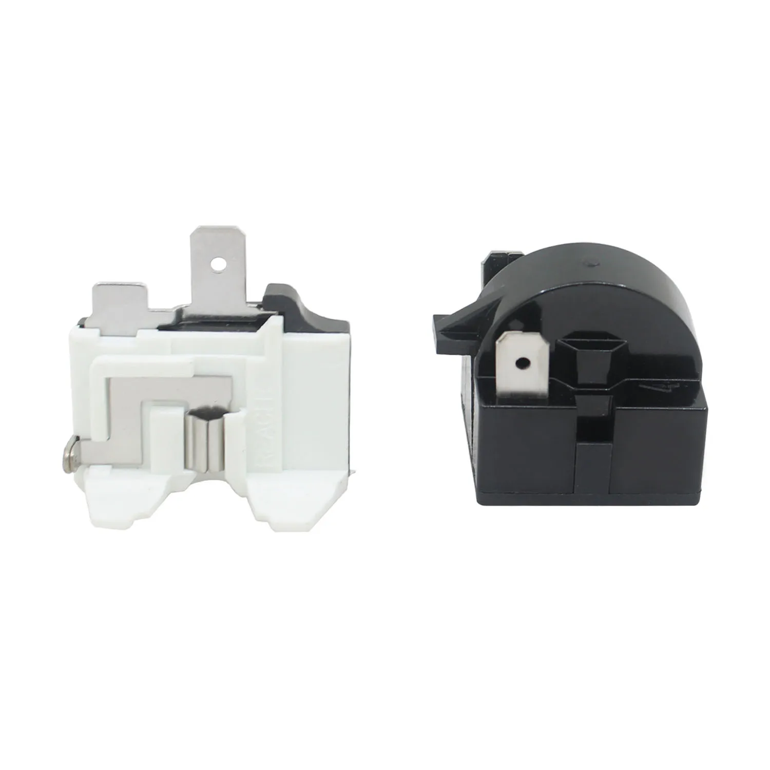 Produktbild von 3-poliges PTC Starterrelais 4,7 Ohm & Überlastschutz – Kompatibel Mit Kühlschrankkompressoren, 1/2 HP, Schwarz