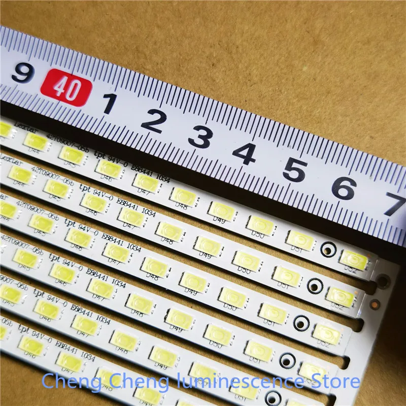 4 PCS LED backlight strip 42T09-05B for 73.42T09.005-4-SK1 73.42T09.004-4-SK1 T420HW07 V.6 panel 52 LEDs 472MM