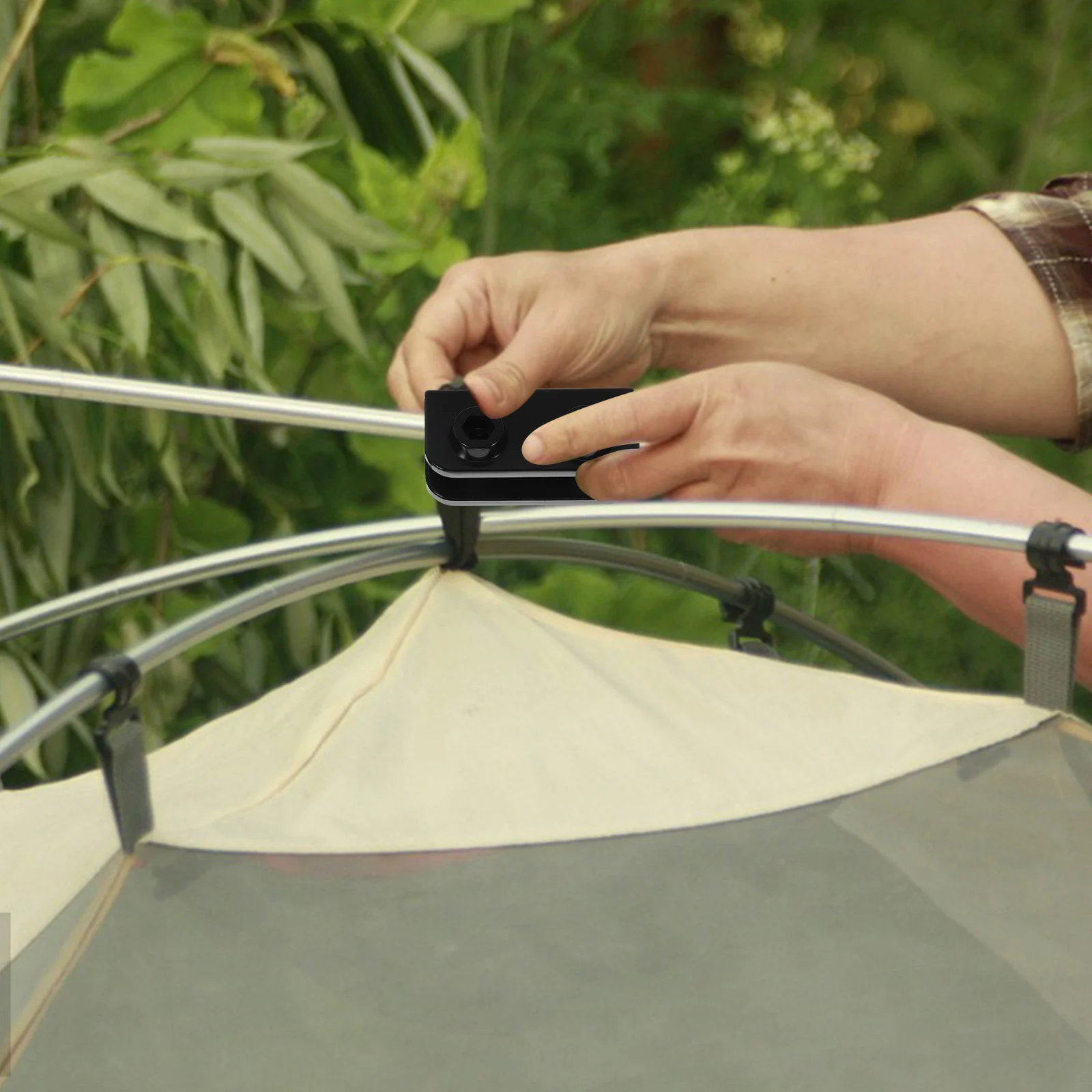 

4Pcs Canopy Tent Accessories Heavy Duty Plastic Connectors Right Angle Joint for Stable Pole Frame Setup Garden Party Use