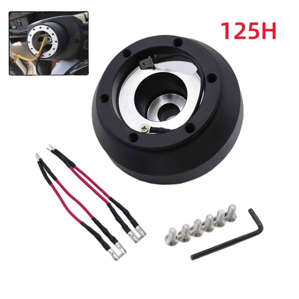 

125H Aluminum Steering Wheel Short Hub Adapter Quick Release Boss Kit For Scion FR-S For Subaru BRZ For Toyot
