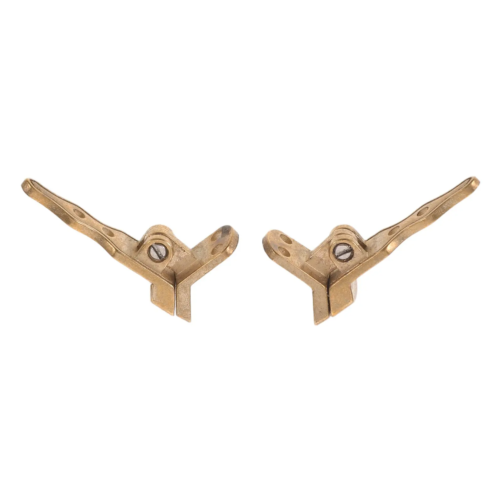 Heavy Duty Brass Hinge 100x75x3mm Industrial Grade Cabinet Door Hinge for Kitchen Wardrobe Furniture Installation DIY Projects