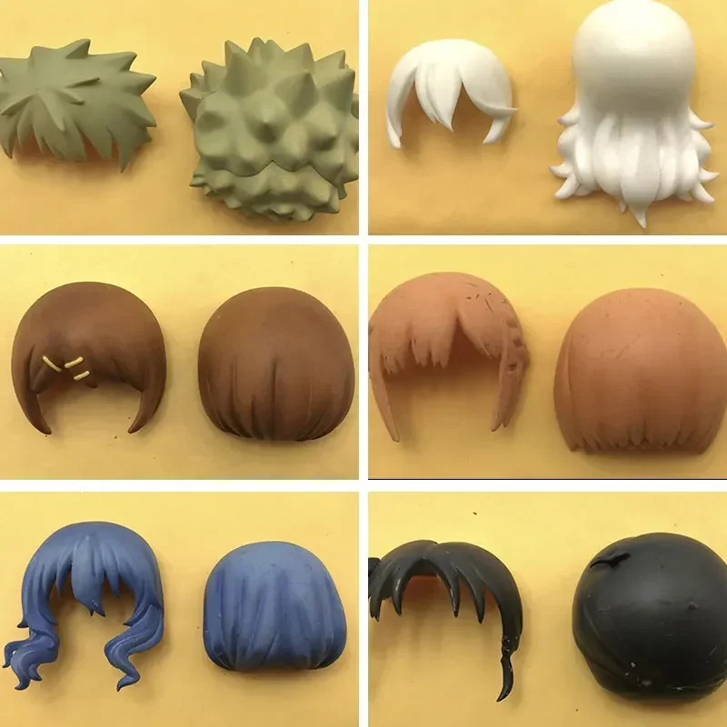 Ob11 GSC DOLL Clay white model hair  doll accessories