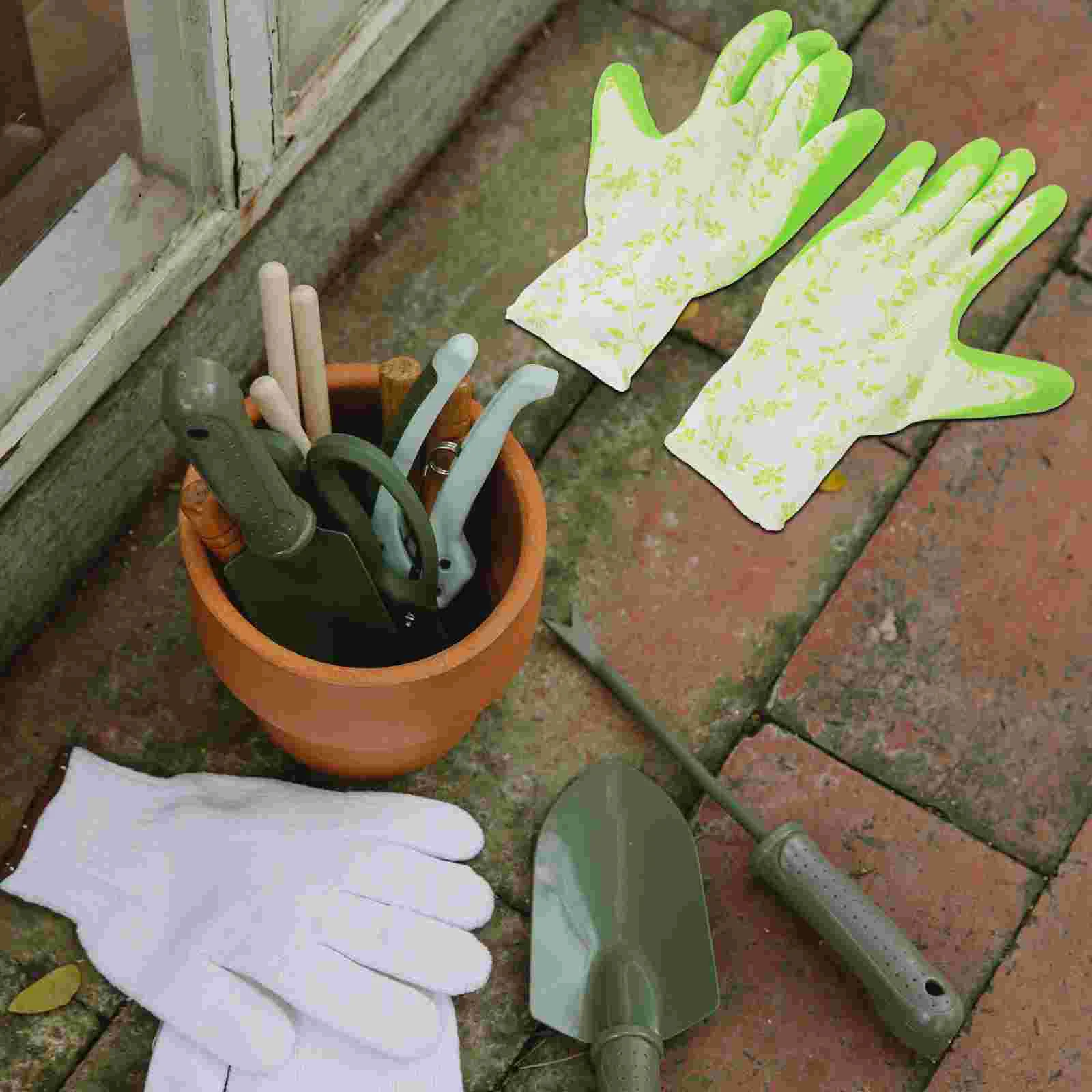 Gartenhandschuhe, Konstruktion für Herren, rutschfest, Damen, mittlere Emulsion, schützend