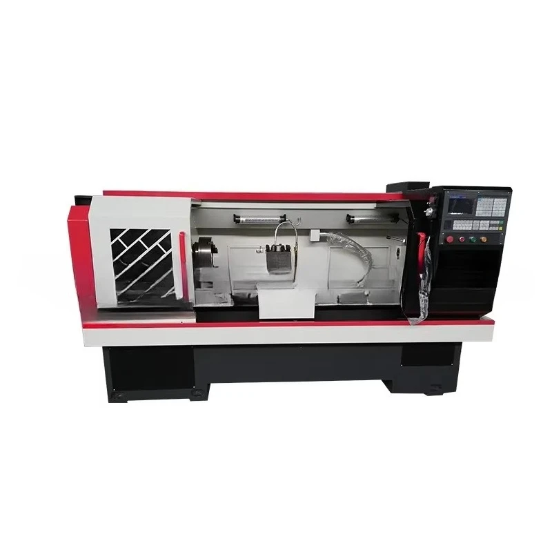 CNC precision lathe, horizontal small ck6150 fully automatic models, wide number system