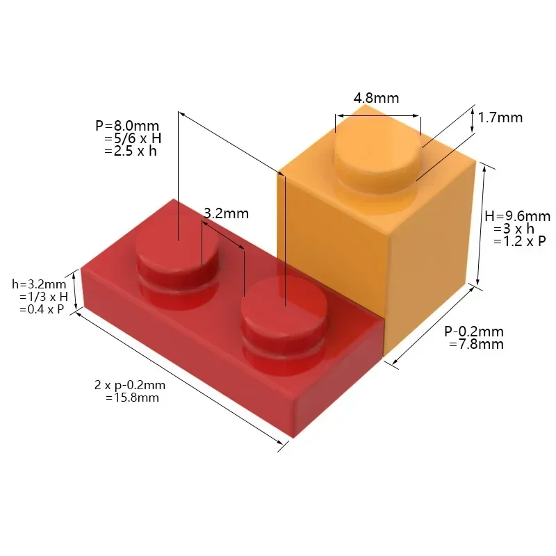 180PCS Assembles Particles 85975 1 1/6x 1 1/6 x 2/3 Building Blocks Bricks Kit Part High-Tech Education Toy For Children Gift