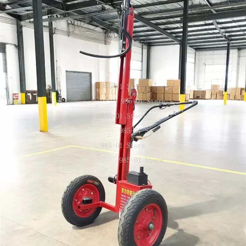 Farm Orchard Portable Lifting Equipment, 550W 12V Electric Hoist with 1.1m Maximum Lift Height