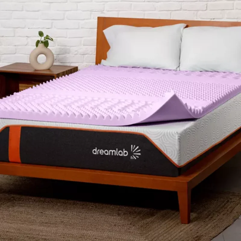 

dream lab lavender mattress 7cm bedding mattress and bedspread