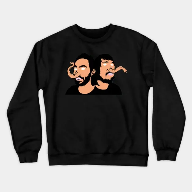 

Autumn and Winter Style Wacky - Humor Sweatshirt, Quirky Cartoon Characters for A Trendy and Fun Look