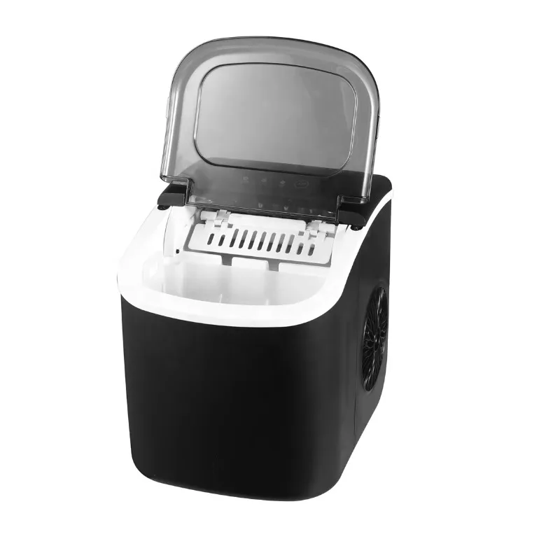 

Approved 12KG Countertop Electric Mini Ice Maker Portable 1-Year Warranty Home Ice Cube Machine
