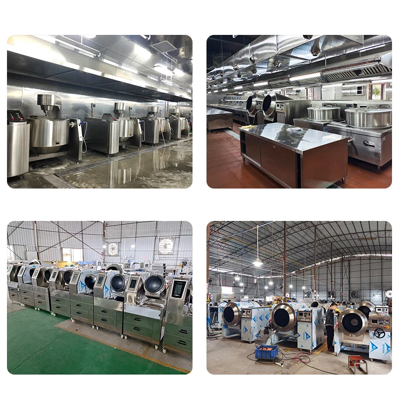 Chefmax Custom 3500W Food Cooker Electric Stir Fry Commercial Machine Automatic Intelligent Cooking Wok Robot Fried Rice Machine