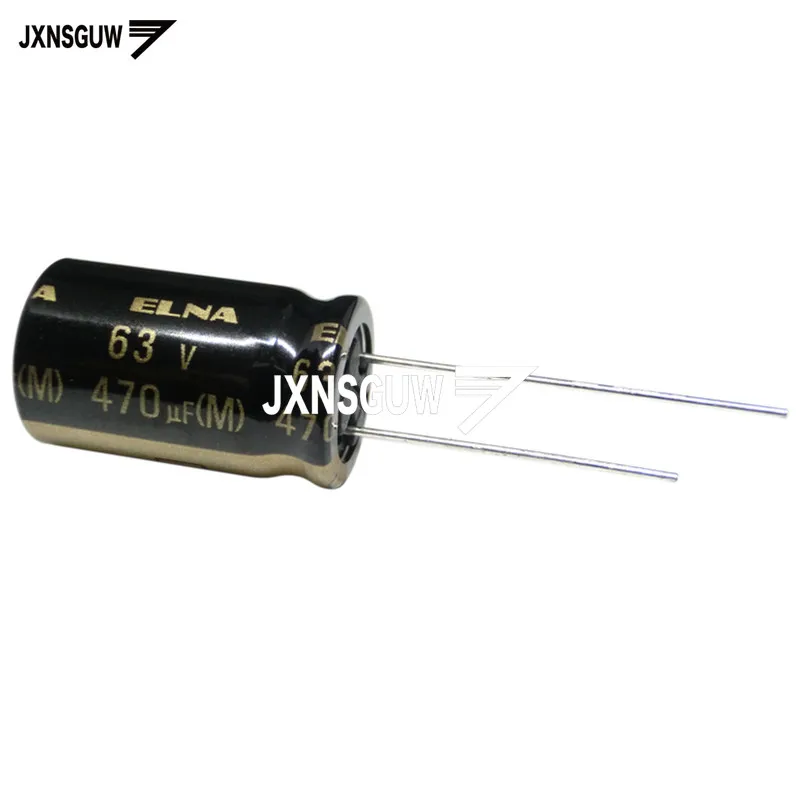 

10PCS Original ELNA RA3 63V470UF 12.5X20MM audio Aluminum electrolytic capacitor 470uF/63V 85 degrees 63v 470uF