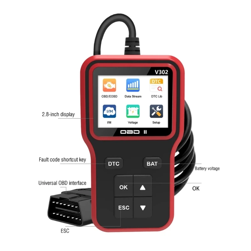 Professional Auto Diagnostic Scan Tool Quick Error Code Identification for Car Efficient Troubleshooting and Maintenance D7YA