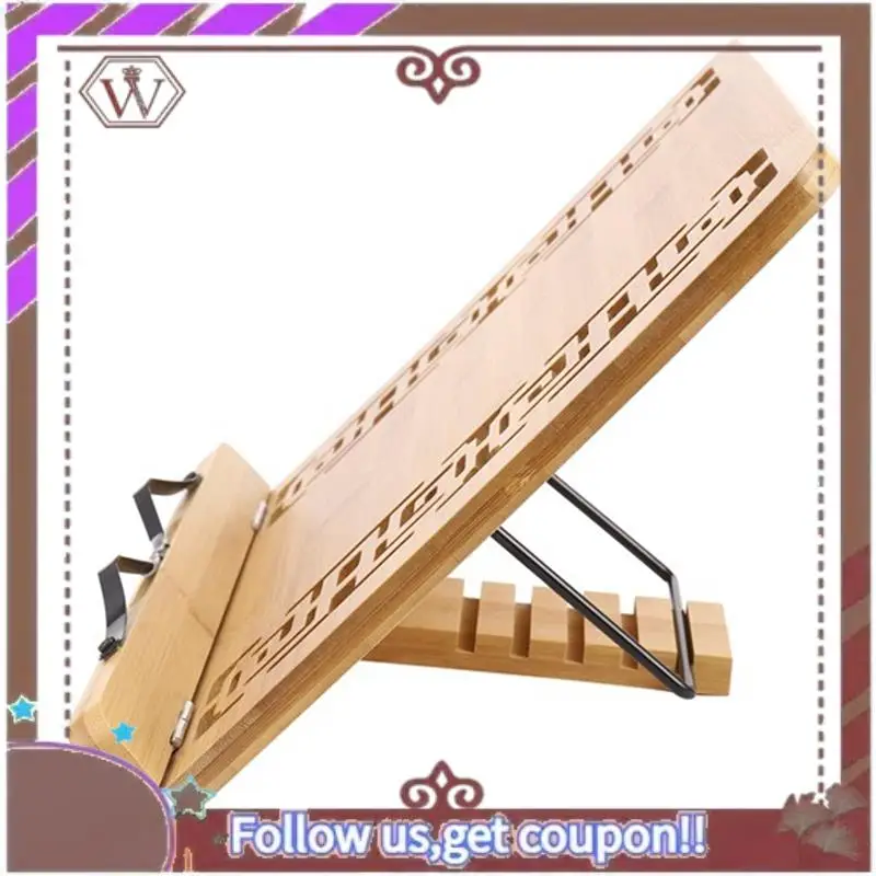 أحدث الكتب المدرسية للكمبيوتر اللوحي القابل للطي/حامل ملفات الموسيقى/خزانة الكتب المكتبية الأنيقة المجوفة الرجعية رف الكتب القراءة رف الكتب