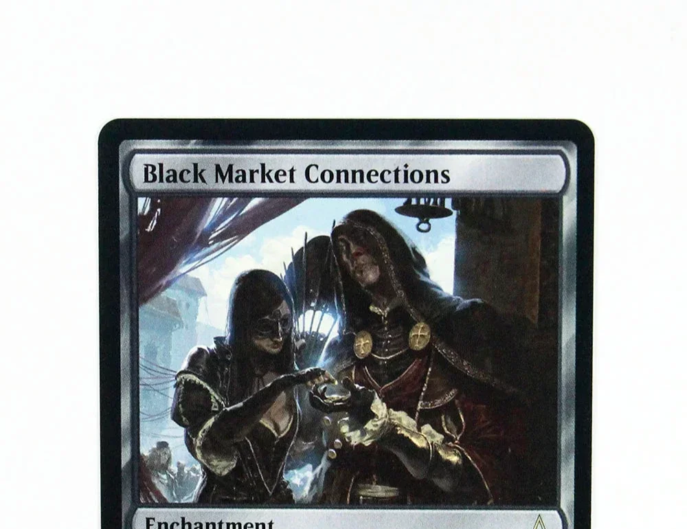 

(Black Market Connections) TCG Magical Proxy Cards Game Black Top Quality Proxy Gathering Board Playing Game Trading Cards proxy