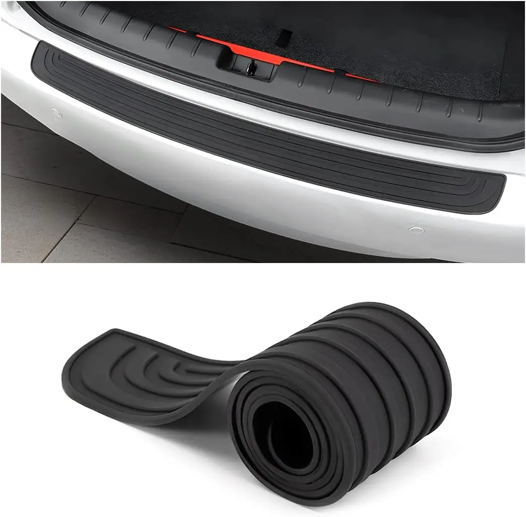 

Car Rear Bumper Protector Guard, Anti-Scratch Non-Slip Trunk Door Entry Cover, Luggage Compartment Back- Protection Strip, Car A