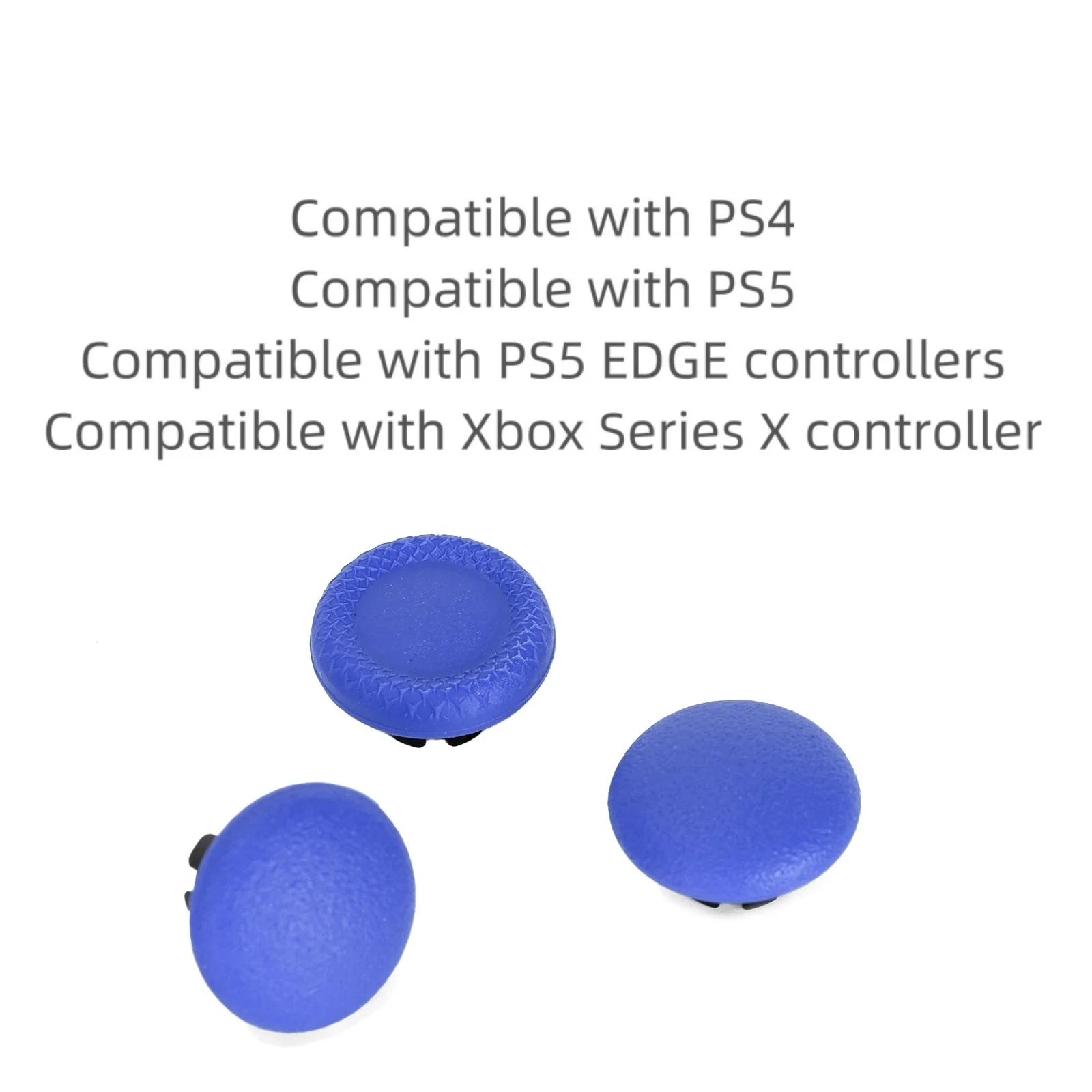 Ruimou 8Pcs Silicone Anti-Slip Game Controller Thumb Grip Cap and Base Compatible With PS4/Compatible With Xbox X Series Etc view 5