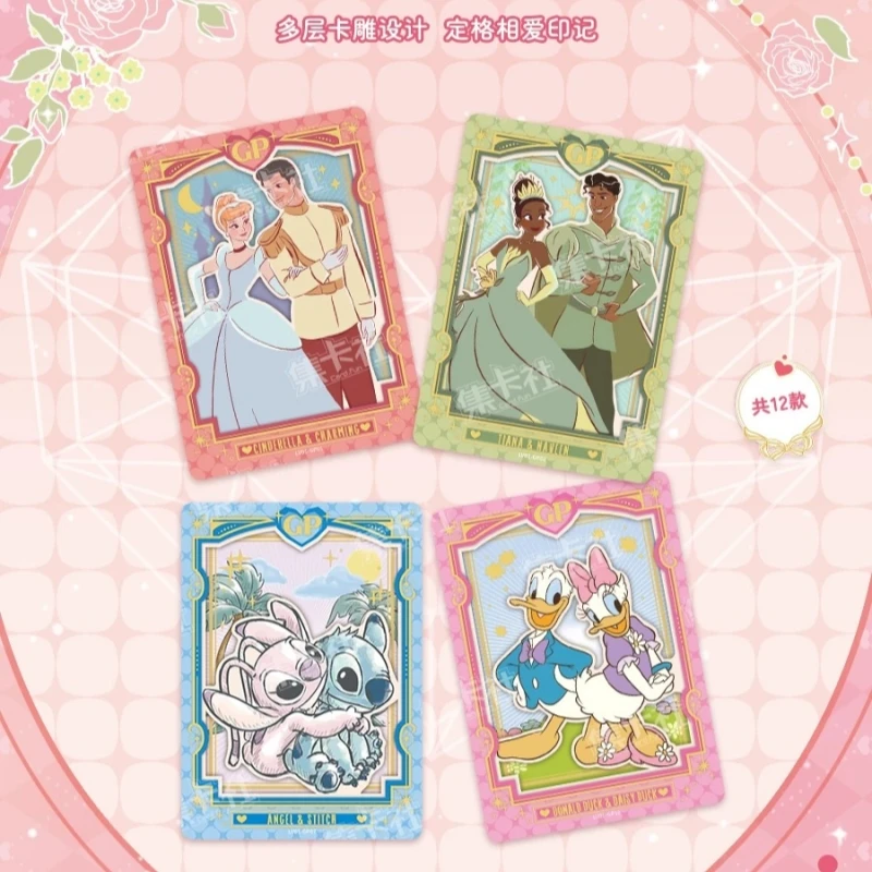 Card.Fun Genuine Disney Card Heart Pounding Collectible Card Mickey Mouse Anime Movie Peripheral Children's Toys Holiday Gifts