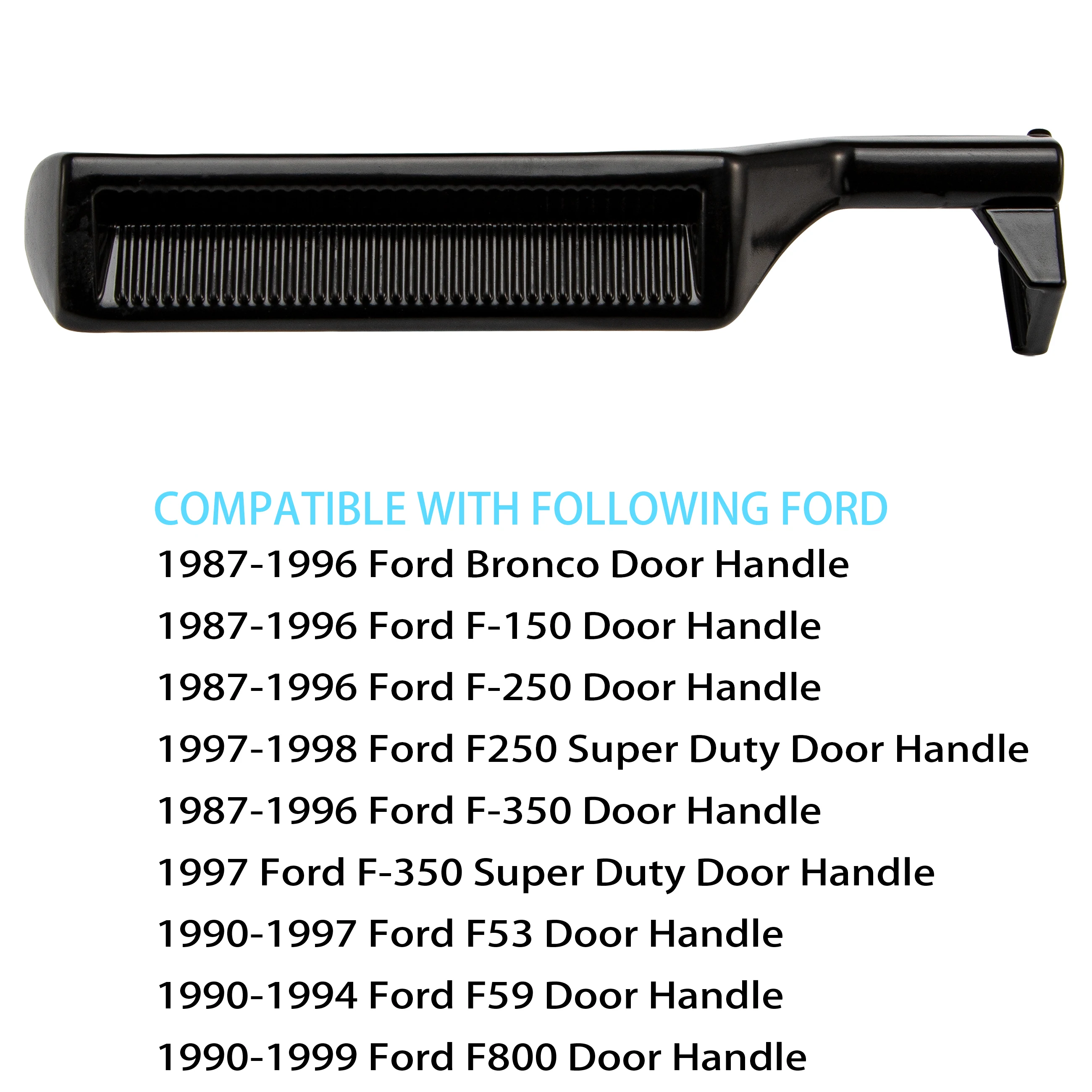 Right Side Door Handle Metal Inner E7TZ-1522601-A E7TZ-1522600-A For FORD F-100 F-150 F-250 F-350 F-800 F53 F59