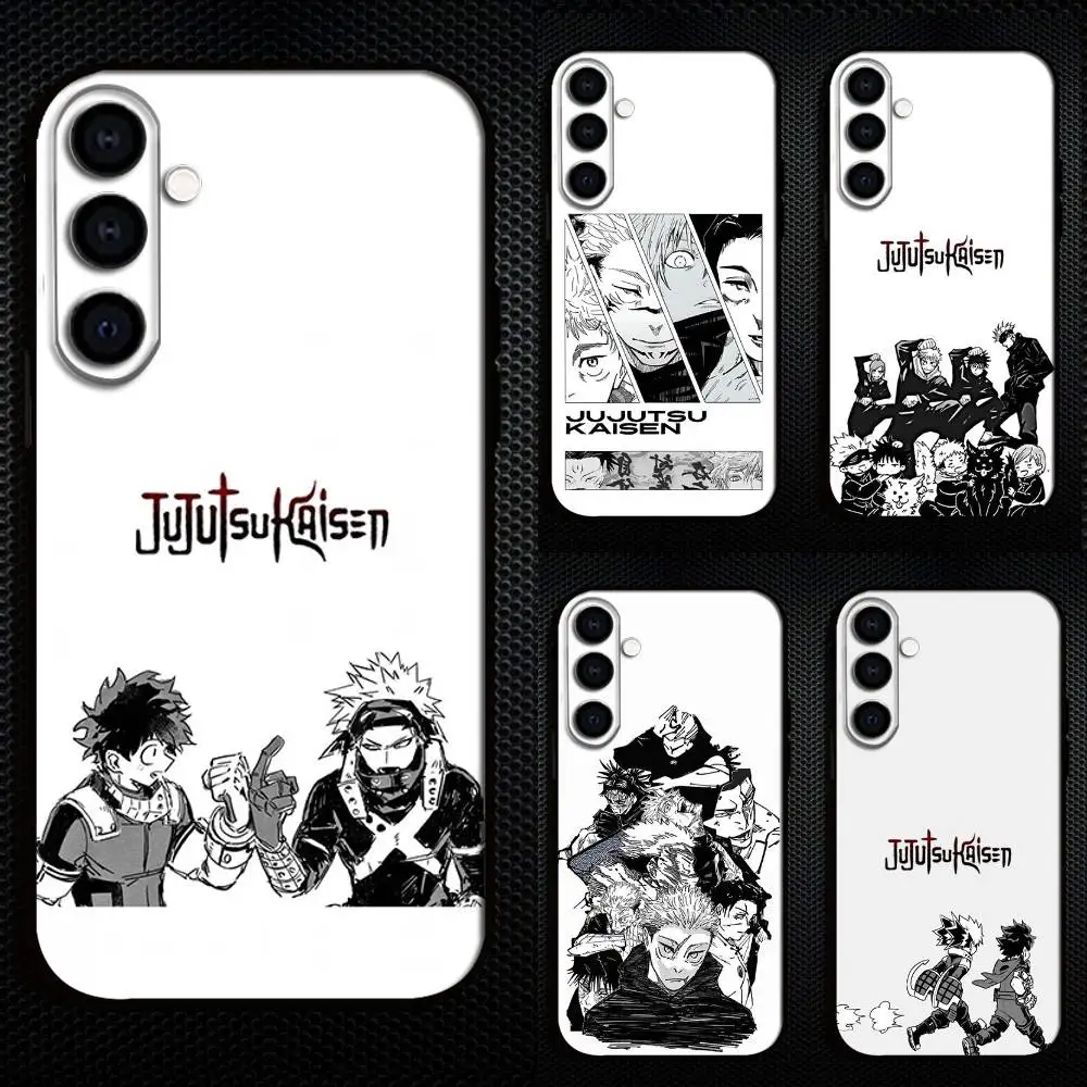 

J-Jujutsu K-Kaisen Comic Phone Case For Samsung Galaxy A73,A72,A71,A70,A53,A52,A51,Others Soft Black Cover