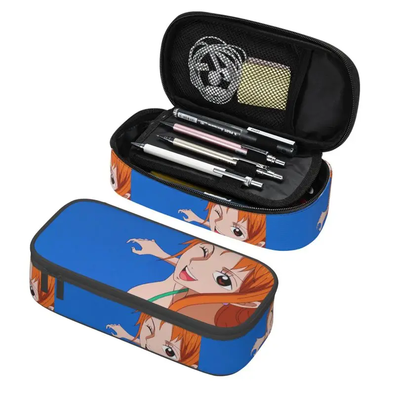 

Nami Cute Pencil Case Girl Boy Big Capacity One P-Pieces Pencil Bag Pouch Students Stationery