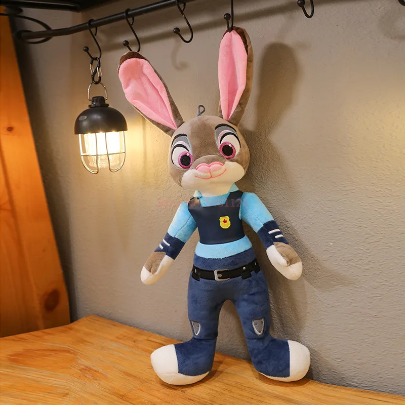 디즈니 영화 Zootopia 박제 동물 플러시 장난감 여우 주디 홉스 토끼 닉 와일드 여우 인형 Zootropolis 인형 소녀 선물 어린이